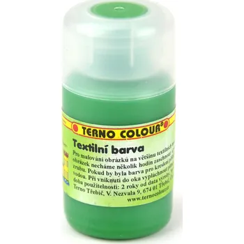 Speciální výtvarná barva Barva na textil Terno 20g smaragdově zelená