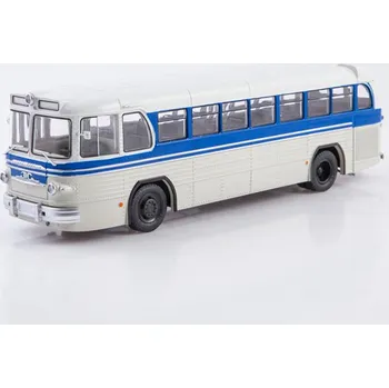 autíčko ZIS 129 autobus 1:43 MODIMIO - Naše autobusy časopis s modelem #58 ZIS 129 - kovový model autobusu