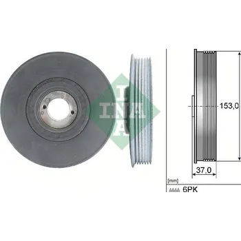 Řemenice, klikový hřídel INA 544 0039 10
