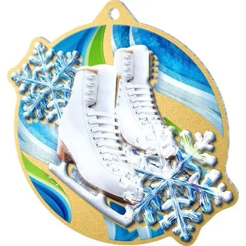 Poháry Bauer Kovová medaile MDM01M09 | Krasobruslení