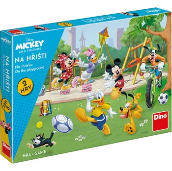 Volný čas DINO Hra Mickey Mouse a kamarádi na hřišti 2v1 *SPOLEČENSKÉ HRY* | AS37