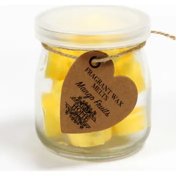 vonný vosk Sojové Vonné Vosky ve tvaru srdce Varianta: Mango -