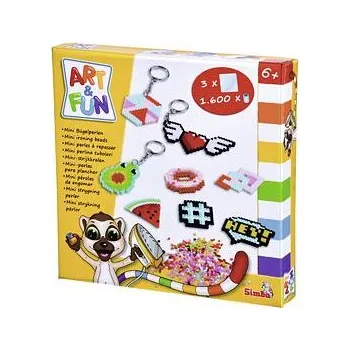 Hračka Simba Art&Fun Mini zažehlovací korálky výroba klíčenky