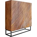 Vysoká komoda LINE ART 120 CM masiv mango