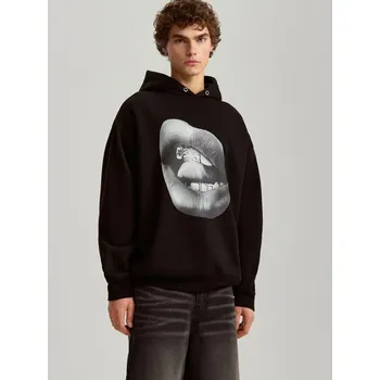 Oblečení a móda Mikina s&nbsp;potiskem - M - House - černá - 873CC-99X