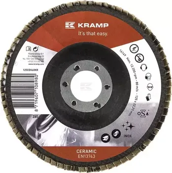 Brusný kotouč KRAMP Keramický lamelový kotouč 115 mm K40