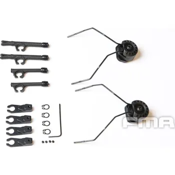 Vysílačka FMA FMA FARA OTH adaptér pro montáž headsetu Peltor / MSA na helmu - Černá