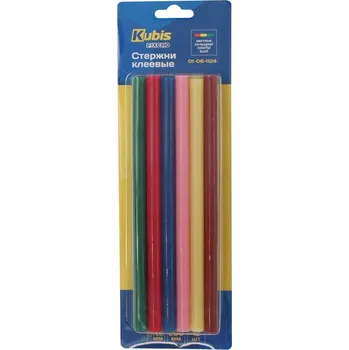 Příslušenství k lepící pistoli Tyčinky tavné, mix barev 11.2200 mm, 12 ks (po 2 ks) | 01-06-1124