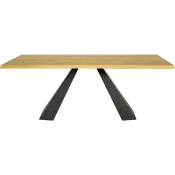 Jídelní stůl Drewmax ST370 240 jídelní stůl masiv dub/kov