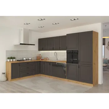 Kuchyňská linka Moderní kuchyňská linka Stilo - dub artisan/grafit