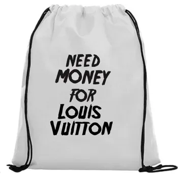 Vak na záda - Need money for Vuitton Černá