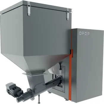 Kotel OPOP H815-A automatický kotel 17kW, na hnědé uhlí a pelety, s násypkou