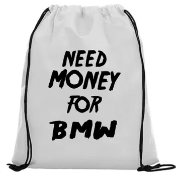 Vak na záda - Need money for BMW Černá
