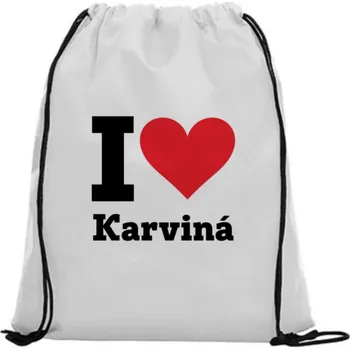 Vak na záda - I love Karviná Zelená