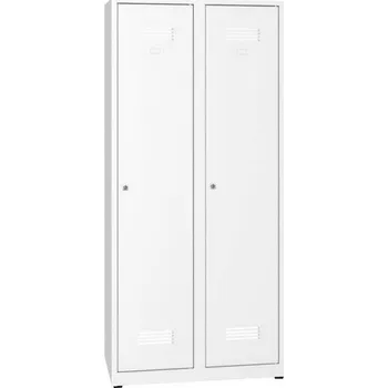 A52481 Šatní skříň s mezistěnou kovová, svařená Barvy skříní	 šedo-zelená RAL6011