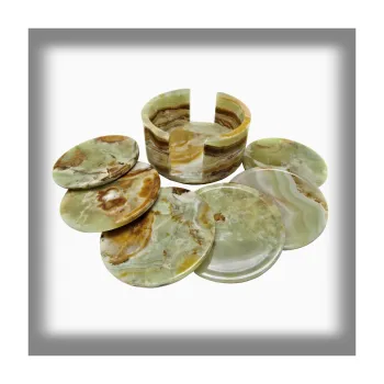 Onyxo Sada 6 ks podtácků Multigeen onyx 10 cm