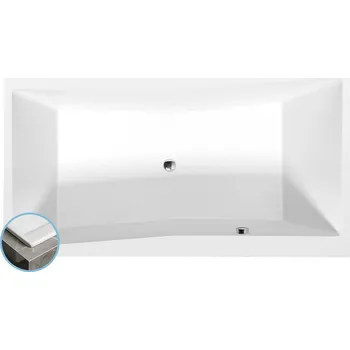 Vana Quest Slim obdélníková vana 180x100x49 cm, bílá 78511S