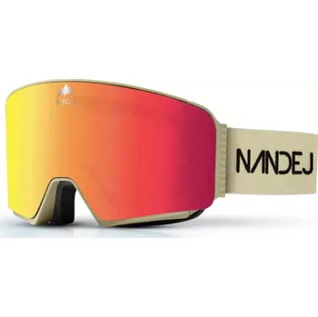 Snow brýle NANDEJ Mount - Sand/Red