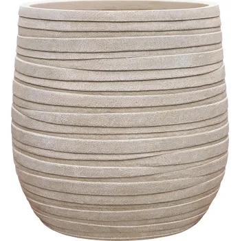 Květináč Baq Tornado Darcy Beige Ø 32 cm / V 32 cm