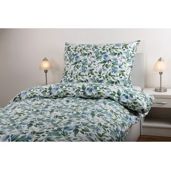 Povlečení JAN peří Povlečení bavlna - renforce - zelenomodrá lupínka - poslední 2 ks!! - Povlečení bavlna - renforce - zelenomodrá lupínka - souprava povlečení 70x90 + 140x200