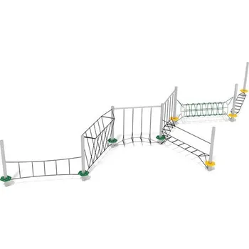 Dětské hřiště Playground System Šplhací sestava z nerezu - Opičí dráha