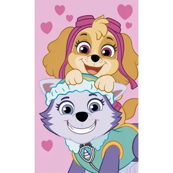 Dívčí župan JERRY FABRICS Dětský ručník Paw Patrol pink Bavlna - Froté, 50/30 cm