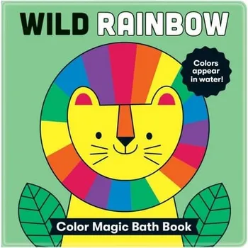 Hračka Mudpuppy Knížka ke koupání Duhová divočina