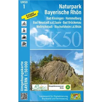 UK50-1 Naturpark Bayerische Rhön - Landesamt für Digitalisierung, Breitband und Vermessung