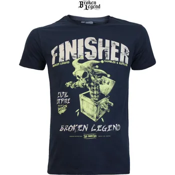 Pánské tričko Yakuza Premium Selection Tričko Yakuza Premium 010 - tmavě modré, Broken Legend, Finisher Velikost: 2XL