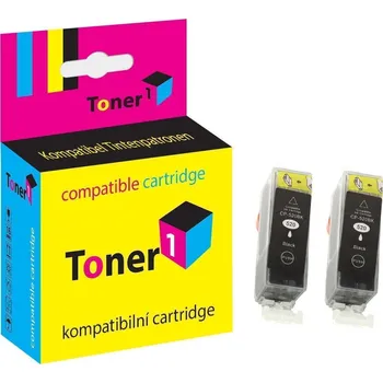 Cartridge Canon 2x PGI-520BK - PGI520BK kompatibilní černá Ink Power