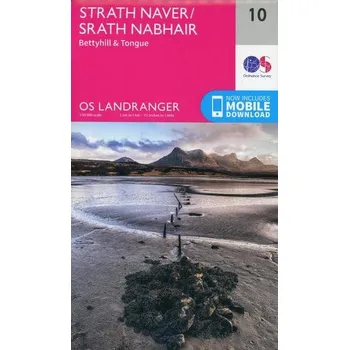 Encyklopedie Strathnaver, Bettyhill & Tongue - Ordnance Survey [EN] (2016, Skládaná mapa, Ordnance Survey)