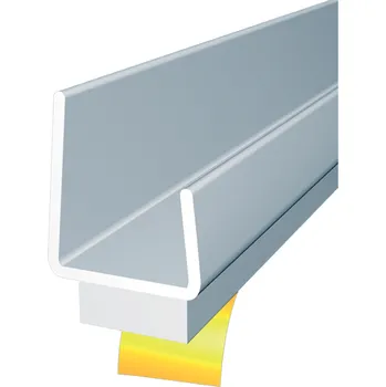 Stavební profil Lemovací profil s dilatační páskou 12,5 mm 2,5 m bílá