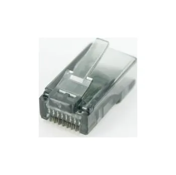 Konektor Konektor RJ45 - UTP CAT5 CAT5E 8P8C - univerzální šedý