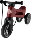 Odrážedlo FUNNY WHEELS Rider SuperSport 2v1 JAWA tmavě červená s popruhem a tichými koly
