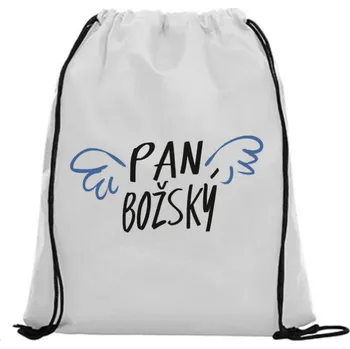 Sportovní vak Vak na záda - Pan božský, křídla Černá