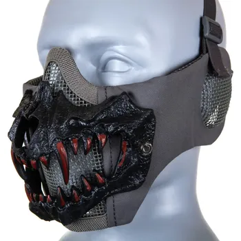 Faceprotektor s ochranou uší EVO Tesák - šedá, Wosport