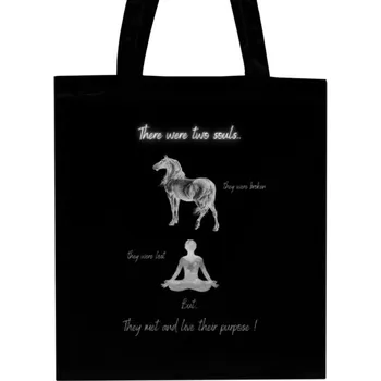 Cizojazyčná kniha Nákupní taška unisex s potiskem Two lost souls- bag