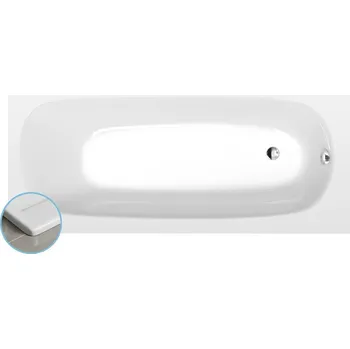 Ebro Slim obdélníková vana 170x75x39 cm, bílá 26711S