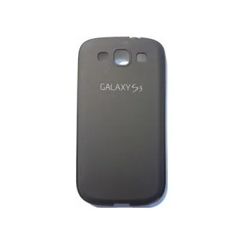 Náhradní kryt pro mobilní telefon Samsung Galaxy S3 i9300 - Zadní kryt baterie s hliníkovým rámečkem, Barva: Černá