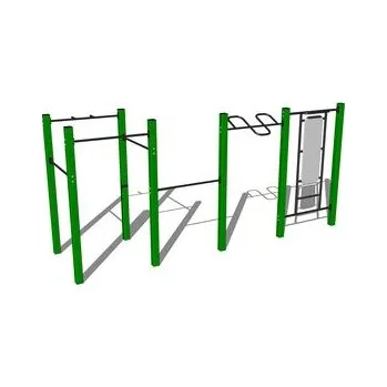 Dětské hřiště Playground System Street workoutová sestava WS 012 - (více barev konstrukce)