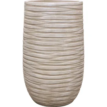 Květináč Baq Tornado Partner Beige Ø 37 cm / V 61 cm