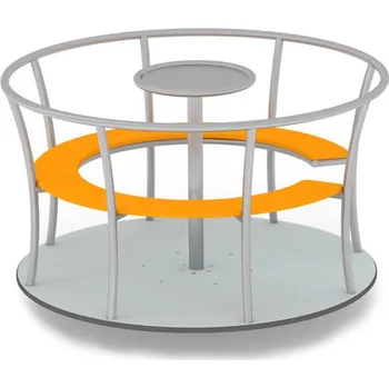 Dětské hřiště Playground System Kolotoč z nerezu Sit s HPL podestou 14048