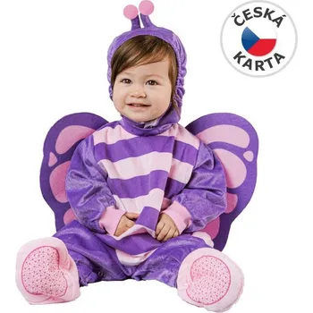 Karnevalový kostým Šaty na karneval - motýl 80-92 cm