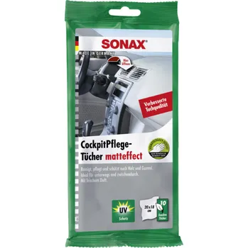 Sonax Čistící ubrousky na plasty - mat 10 ks