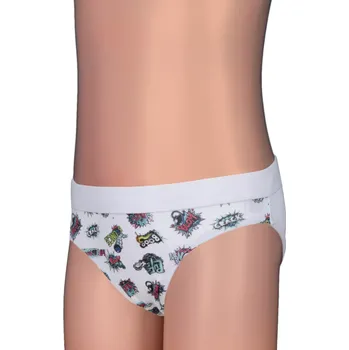 Chlapecké spodní prádlo V balení 3 ks -Chlapecké slipy U188 Risveglia Barva/Velikost: mix barev / 116