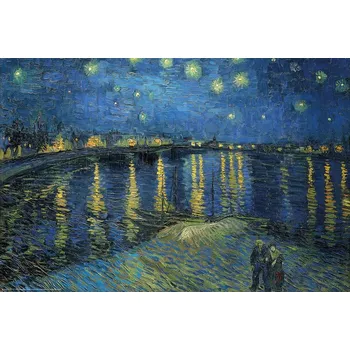 Plakát Plakát, Obraz - Starry Night over the Rhone, Vincent van Gogh