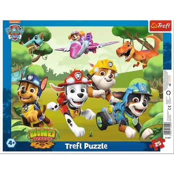 Puzzle Tlapková patrola: Úžasné psí triky/25 dílků