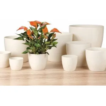 Hrnec Hrnec Scheurich Creme 28334, keramika, V 33 cm, písk