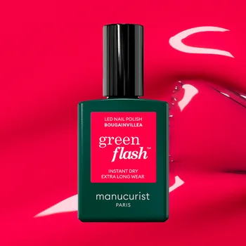 Lak na nehty Manucurist Green Flash LED gel na nehty 15 ml BOUGAINVILLEA