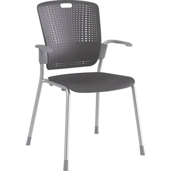 Jednací židle Humanscale Cinto konferenční židle šedá s područkami